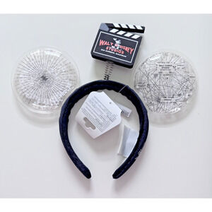 2023 Disney Parks Disney 100 Walt Disney Studios Mickey Minnie Ear Headband NWT